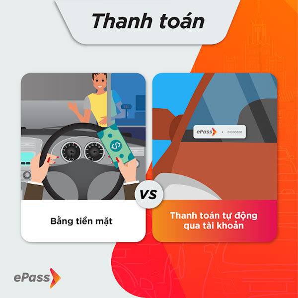 Hình thức thu phí thủ công một dừng (MTC) và hình thức thu phí không dừng (ETC) có sự khác nhau rất lớn về hình thức thanh toán