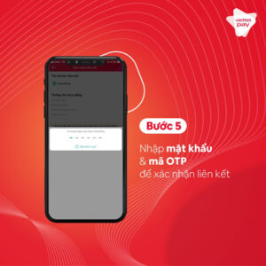 Điền mật khẩu và mã OTP