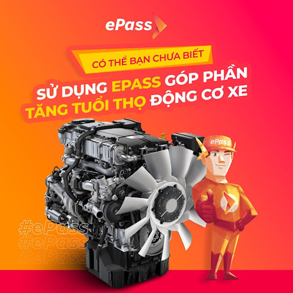 Tuổi thọ của động cơ xe được tăng lên khi sử dụng thu phí điện tư không dừng ePass