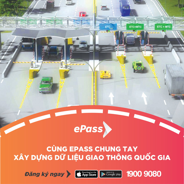 Khi đã dán thẻ định danh, xe qua làn thu phí không dừng ETC dễ dàng và góp phần vào việc xây dựng dữ liệu giao thông quốc gia