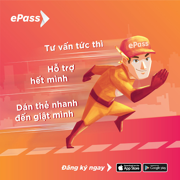 Sử dụng hình thức thu phí không dừng ePass của VDTC