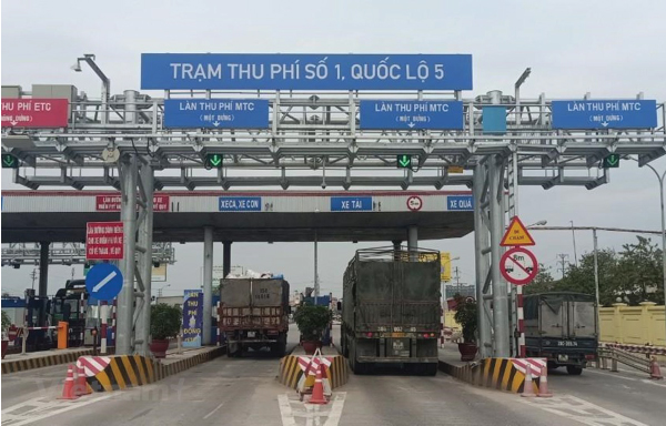 Trạm thu phí số 1, quốc lộ 5 trên địa bàn tỉnh Hưng Yên