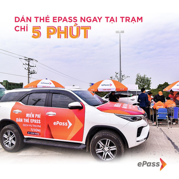 Dán thẻ ePass nhanh chóng