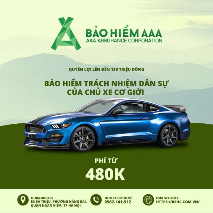 Bảo hiểm bắt buộc ô tô AAA