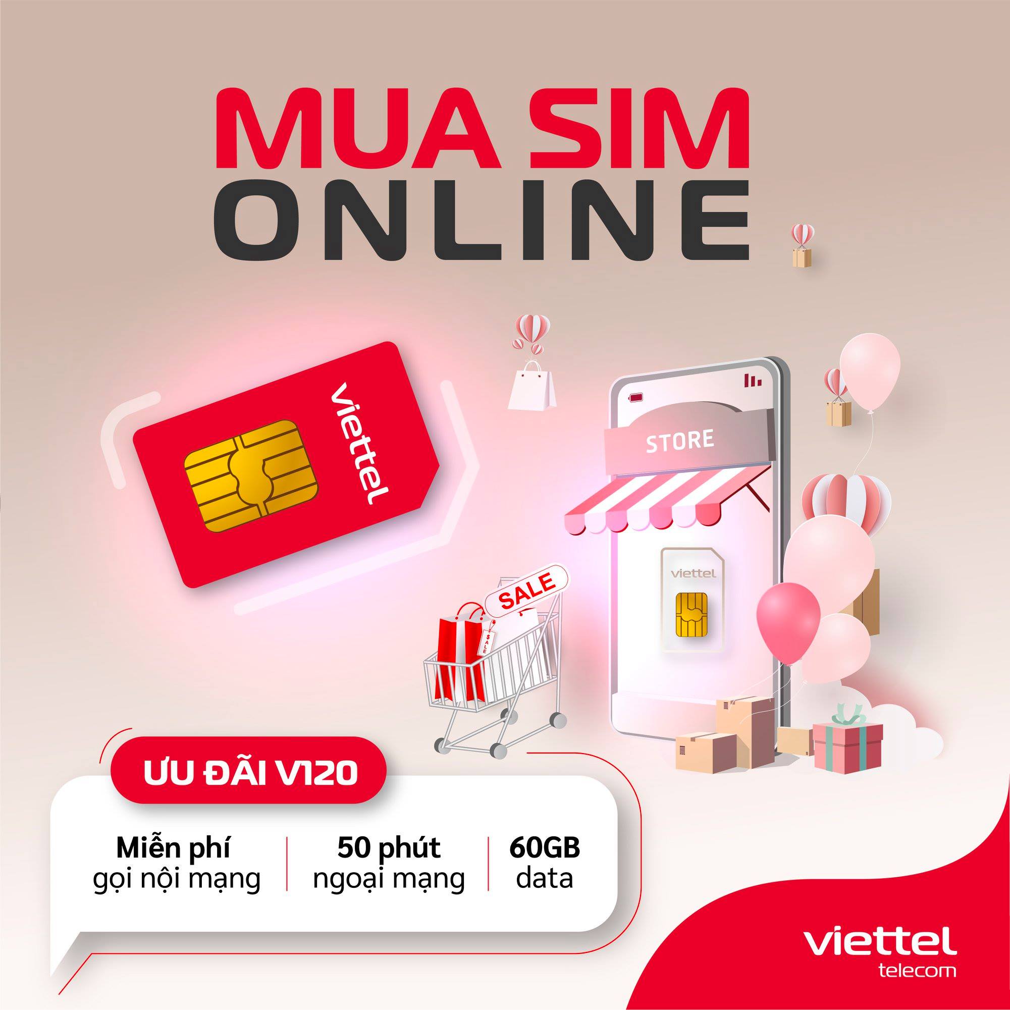 Mua sim số di động Viettel