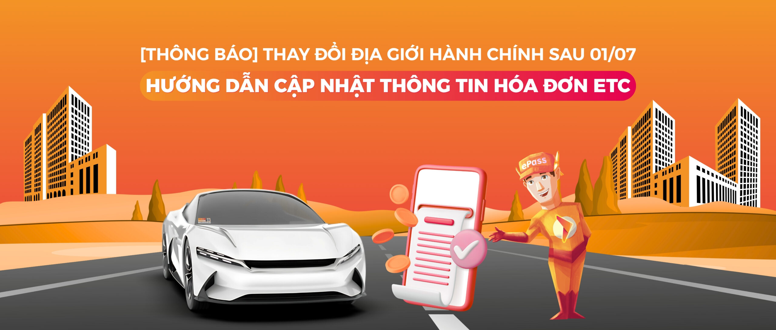 thay đổi hóa đơn ETC khi thay đổi địa giới hành chính