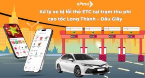 xử lý xe bị lỗi thẻ etc