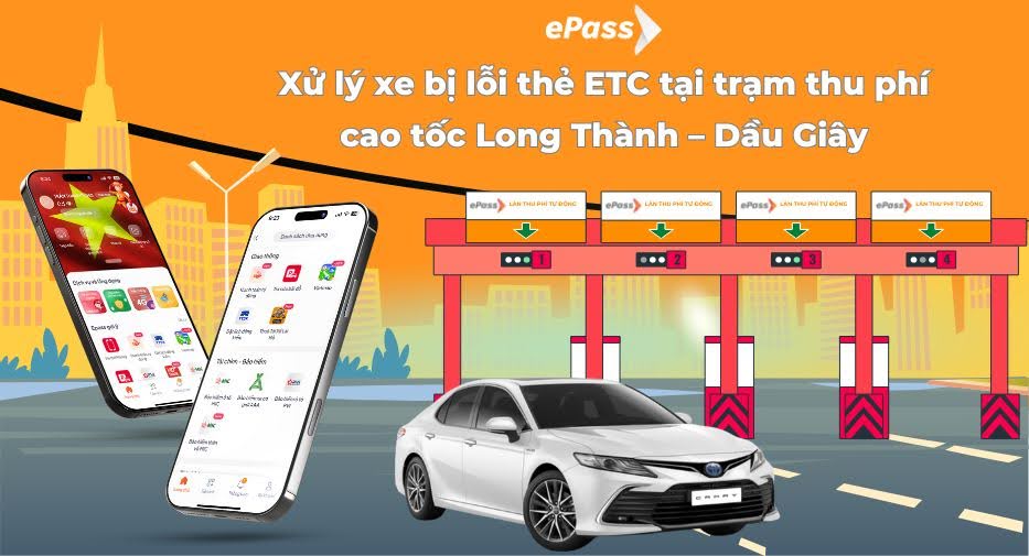 xử lý xe bị lỗi thẻ etc