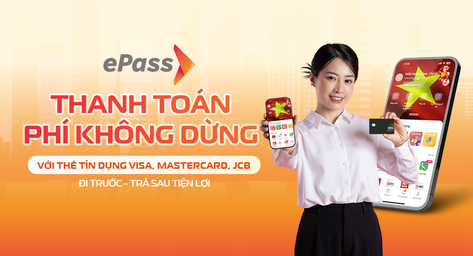 cách liên kết epass với thẻ visa