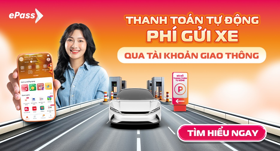 bãi đỗ xe không tiền mặt epass
