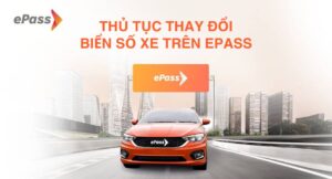 đổi biển số xe trên epass