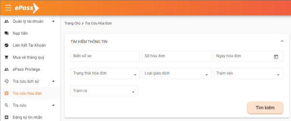 ePass tra cứu hoá đơn