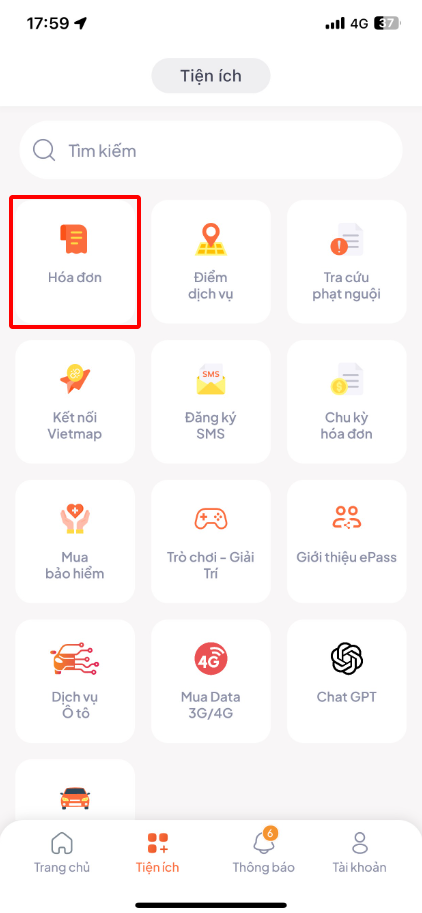 ePass tra cứu hoá đơn 3