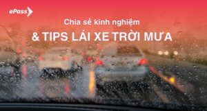 tips lái xe trời mưa