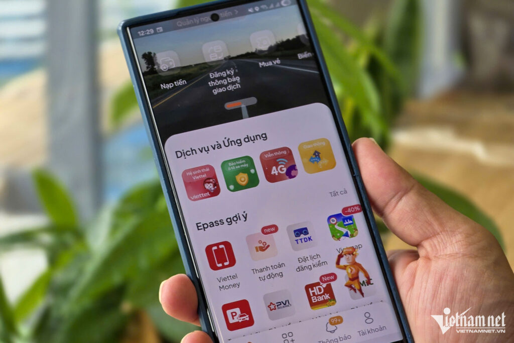 liên kết epass với viettel money