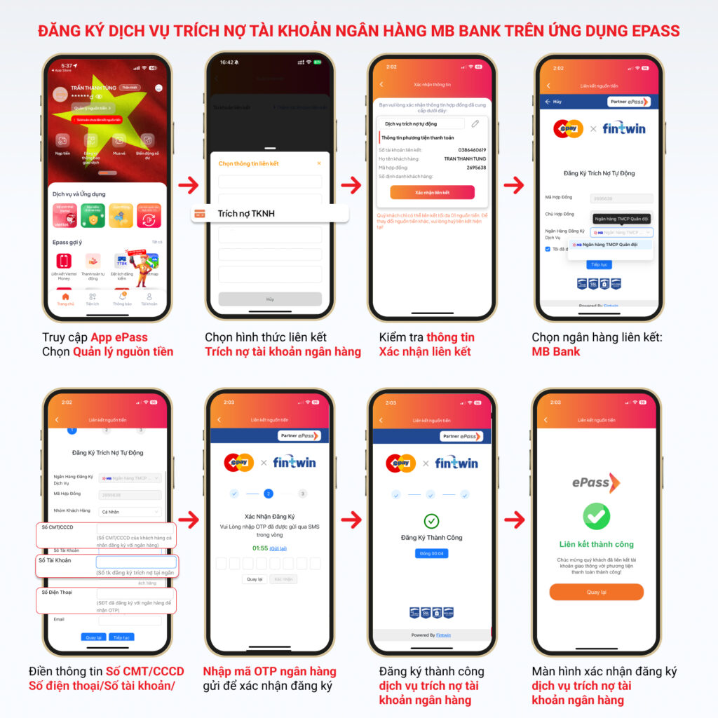 liên kết ePass với MB