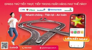 ePass trừ tiền trực tiếp trong ngân hàng