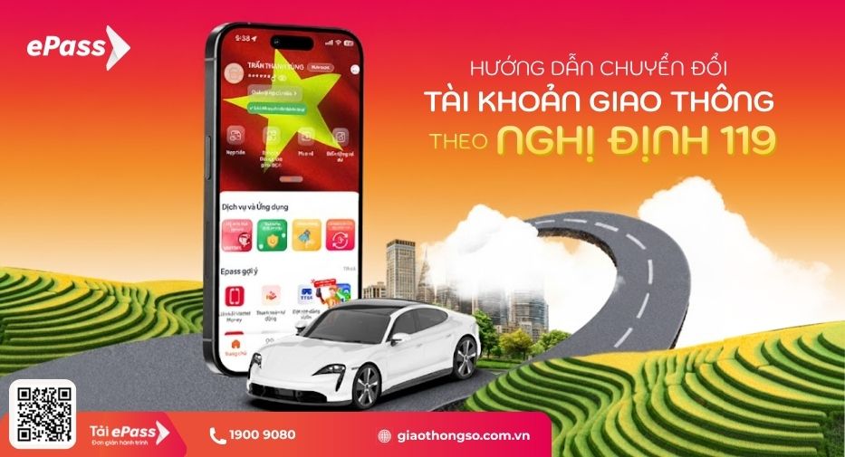 hướng dẫn chuyển đổi tài khoản giao thông 2