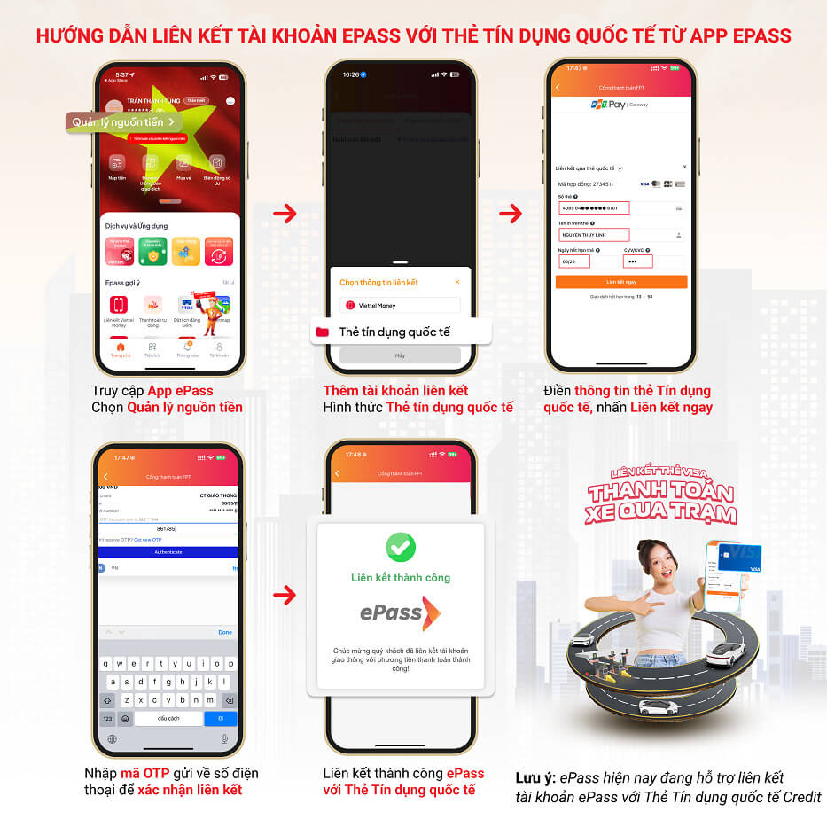 chuyển đổi tài khoản giao thông