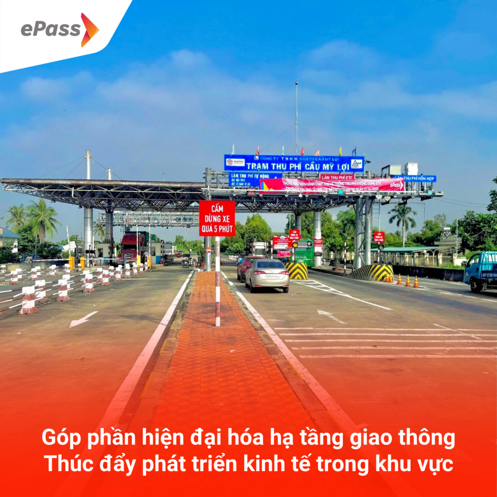 thu phí không dừng cầu mỹ lợi