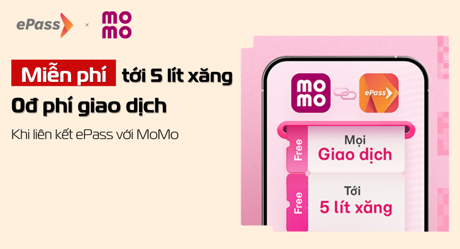 ưu đãi tặng 5 lít xăng epass momo