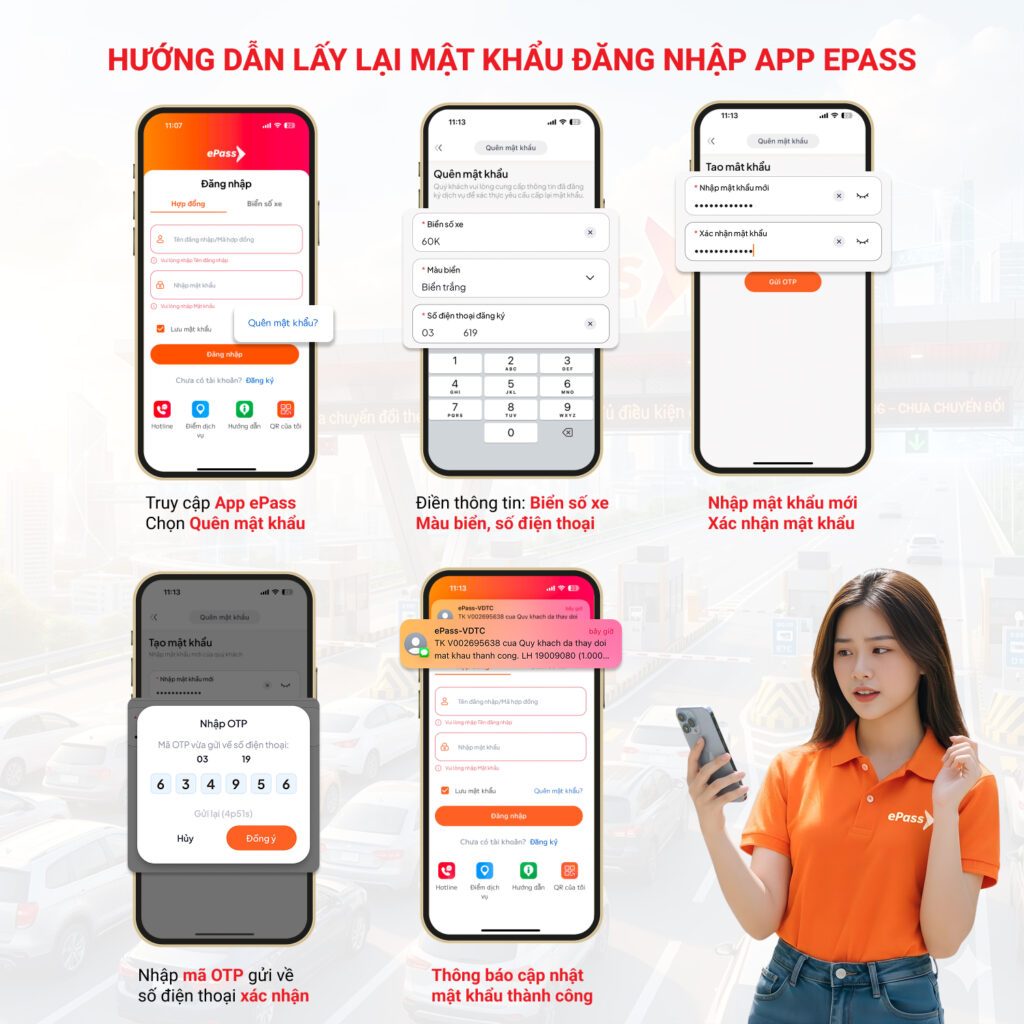 hướng dẫn lấy lại mật khẩu ePass