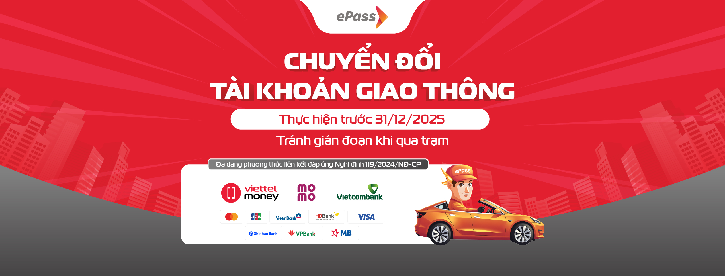 liên kết nguồn tiền nghị định 119 epass