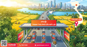 thu phí etc cầu mỹ lợi