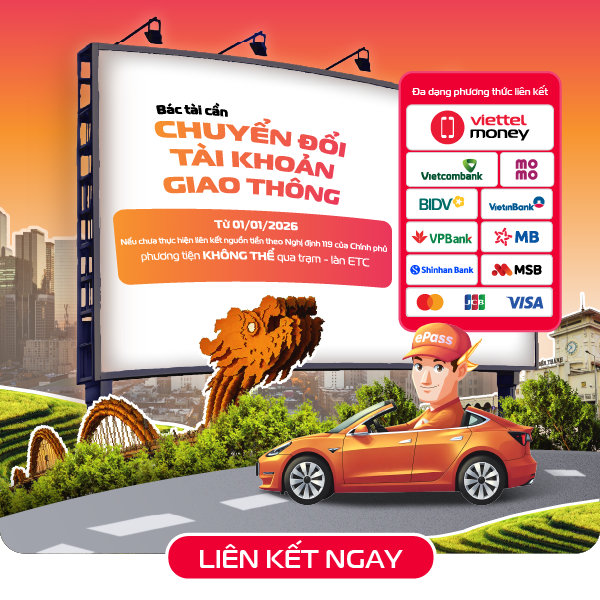 liên kết tài khoản ePass với nguồn tiền đáp ứng nghị định 119