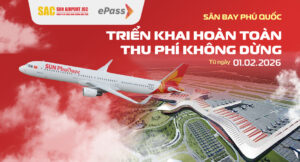 thu phí không dừng etc tại sân bay phú quốc