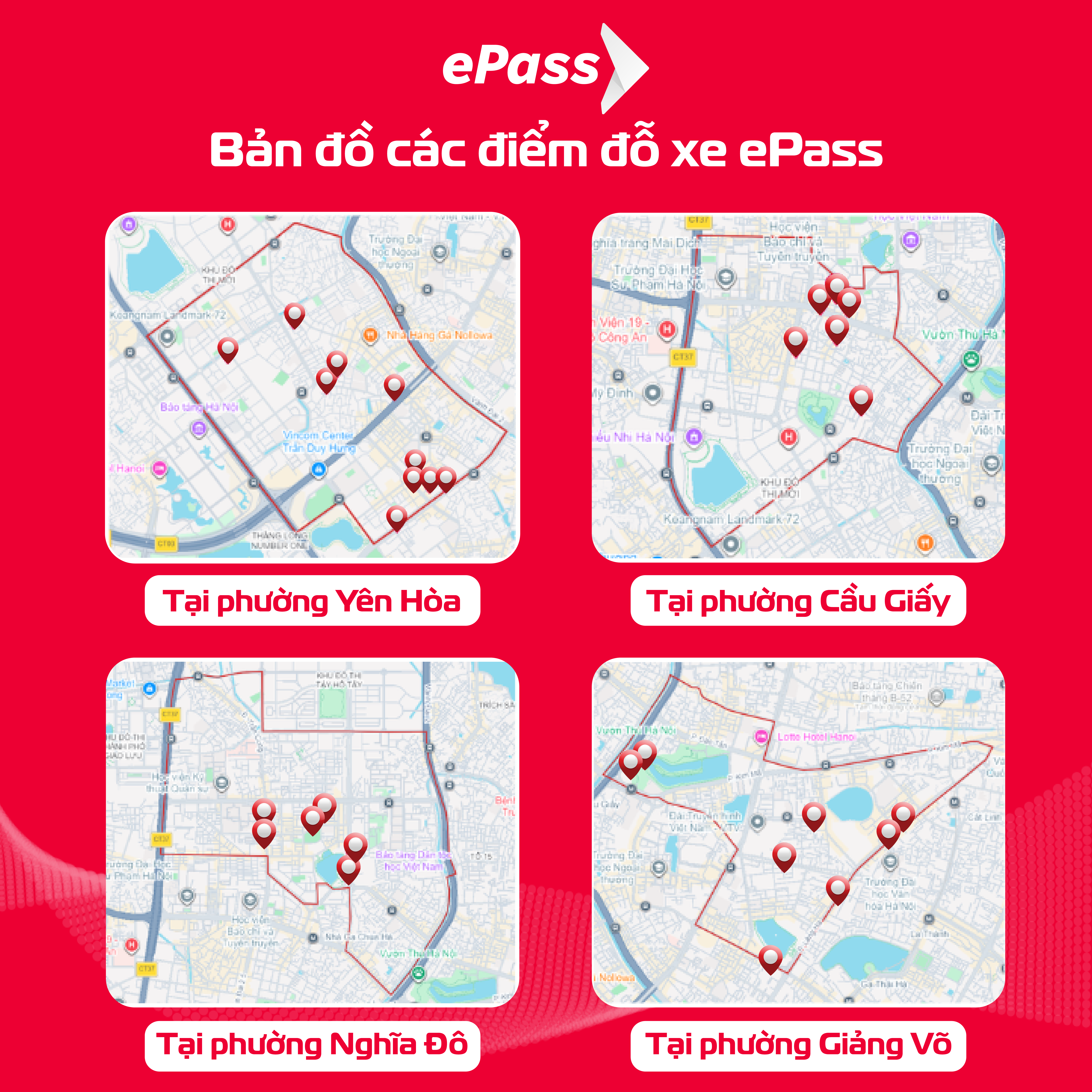 điểm đỗ xe oto tại Cầu Giấy
